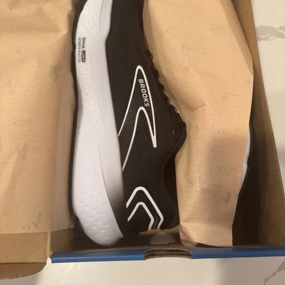 NWT | Men's Brooks Glycerin 21 | Size 9.5 | New in Box | Black/Grey/White - Picture 4 of 7